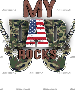 My Dad Rocks DTF Transfer