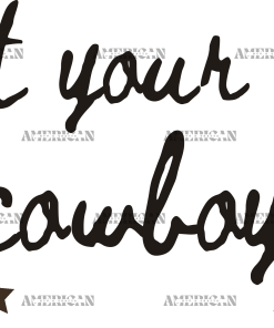 Shoot Your Shot Cowboys DTF Transfer