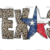 Texas Leopard Star DTF Transfer