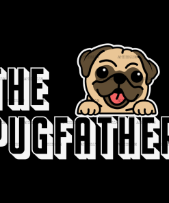 The Pug Father DTF Transfer
