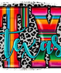 Tx Texas Serape DTF Transfer