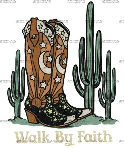 Walk By Faith DTF Transfer