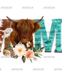 Western Mama Cow DTF Transfer