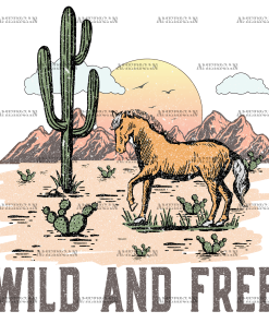 Wild And Free-2 DTF Transfer