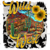 Wild West Sunflower DTF Transfer