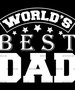 World's Best Dad DTF Transfer