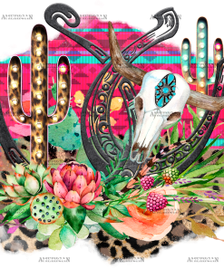 Aztec Western Horseshoes DTF Transfer