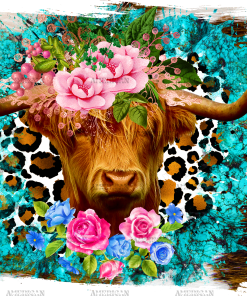 Highland Cow DTF Transfer