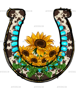 Horseshoe DTF Transfer