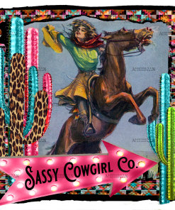 Sassy Cowgirl DTF Transfer