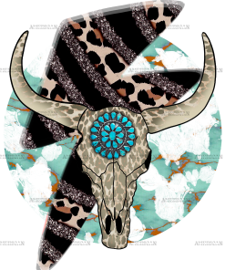 Steer Headlightning Bolt DTF Transfer